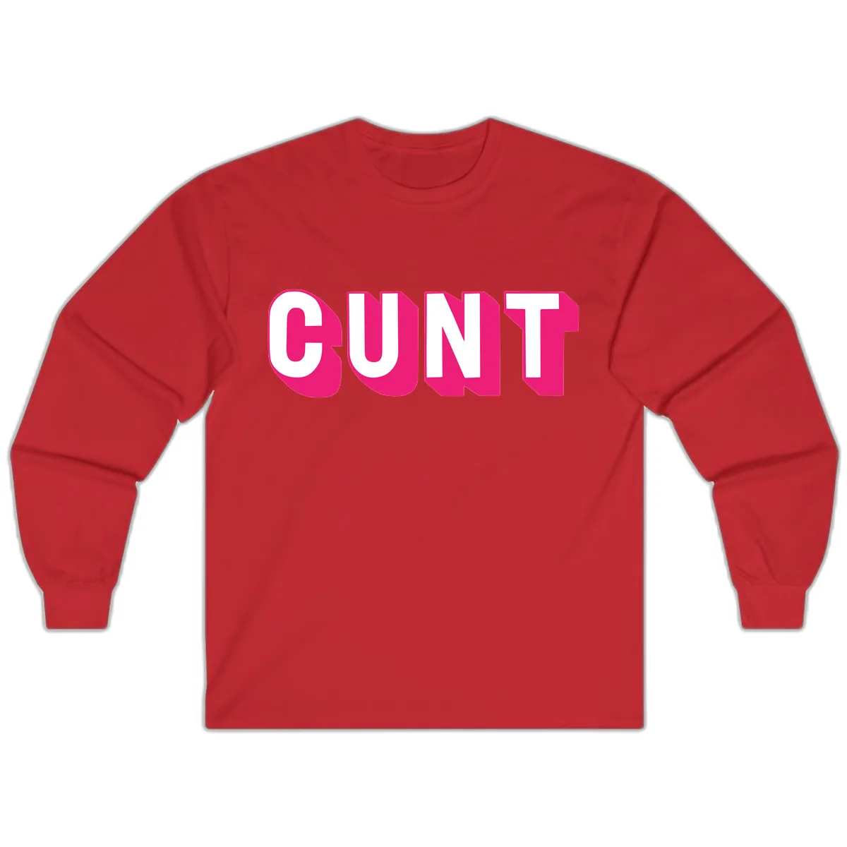 Sunt Bold Pride Statement Long Sleeve in Red