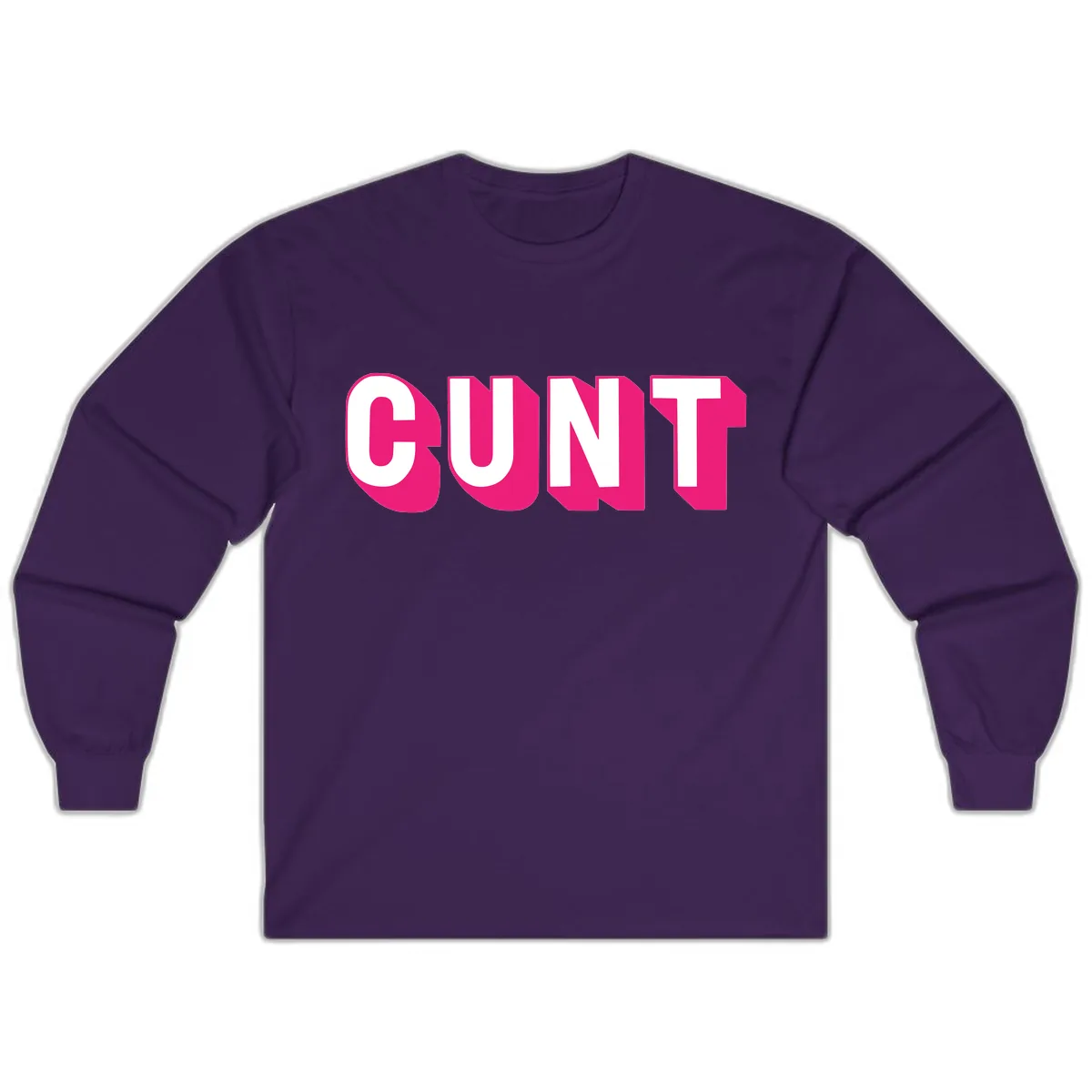 Sunt Bold Pride Statement Long Sleeve in Purple