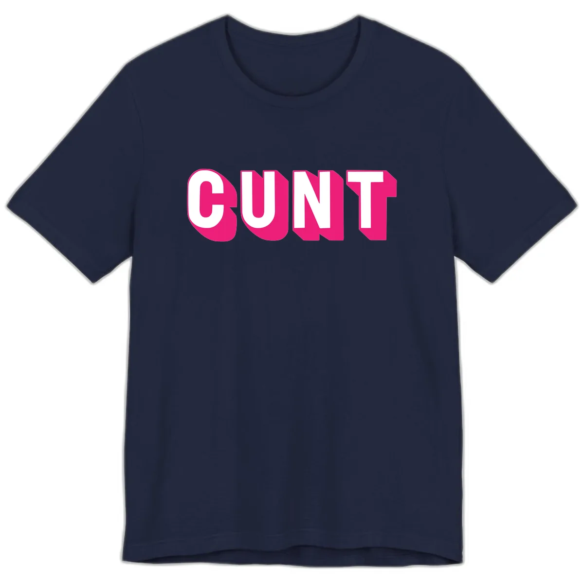 Sunt Bold Pride Statement Premium T-Shirt in Navy