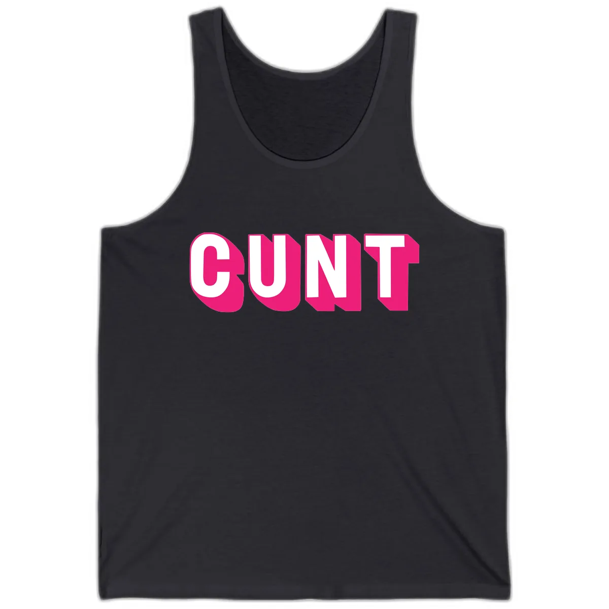 Sunt Bold Pride Statement Tank in Dark Grey