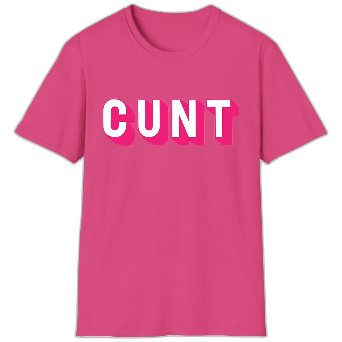 Sunt Bold Pride Statement T-Shirt in Heliconia