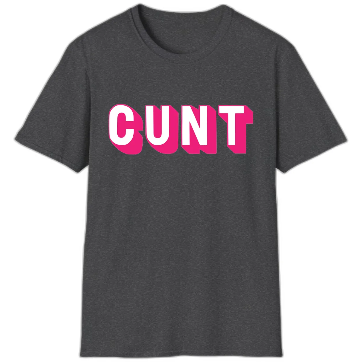 Sunt Bold Pride Statement T-Shirt in Dark Heather