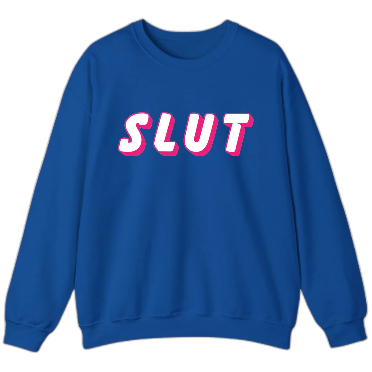 Slut Pride Statement Sweatshirt in Royal