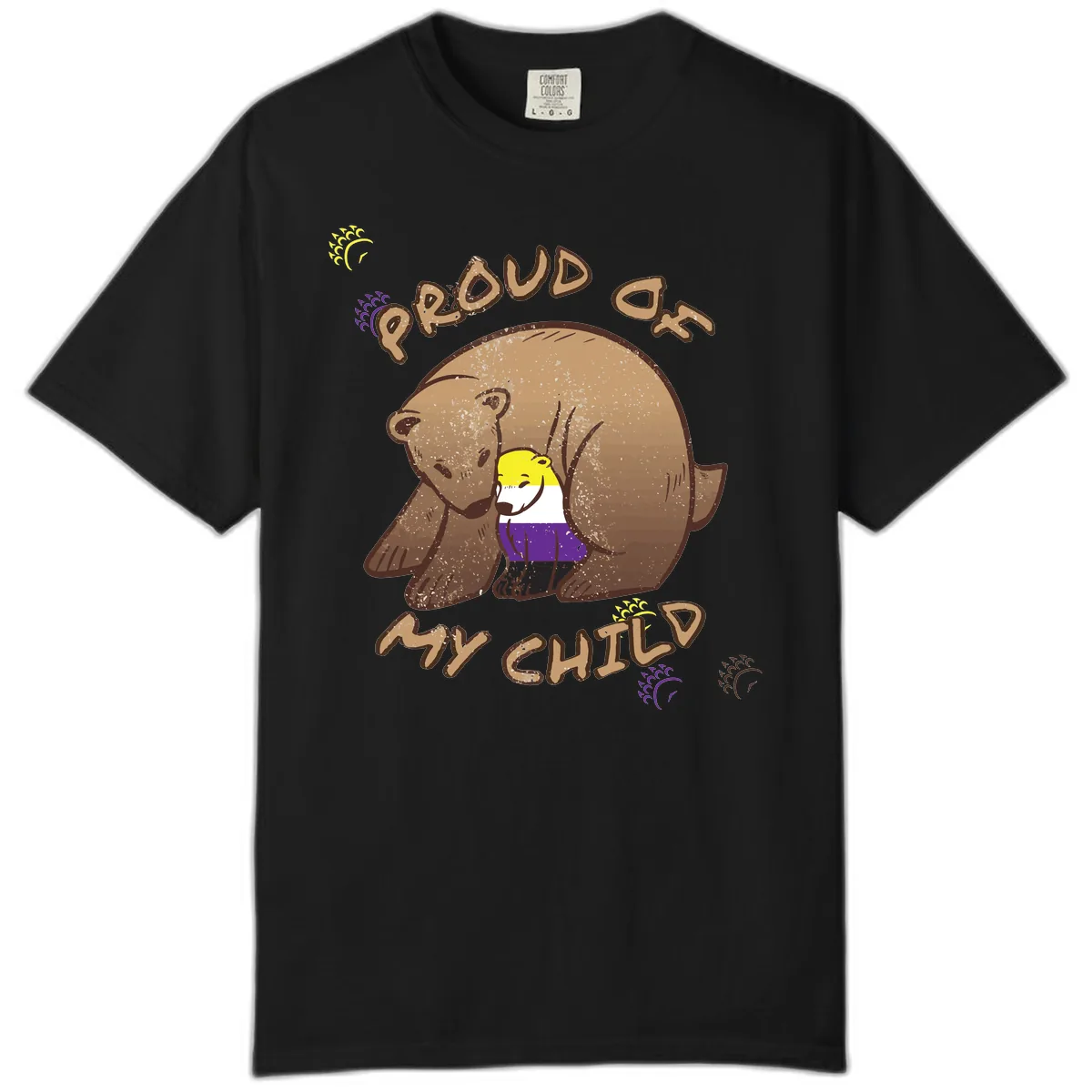 Proud As Child Comfort Color in Black