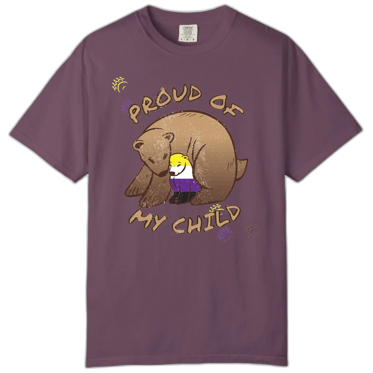 Proud As Child Comfort Color in Berry