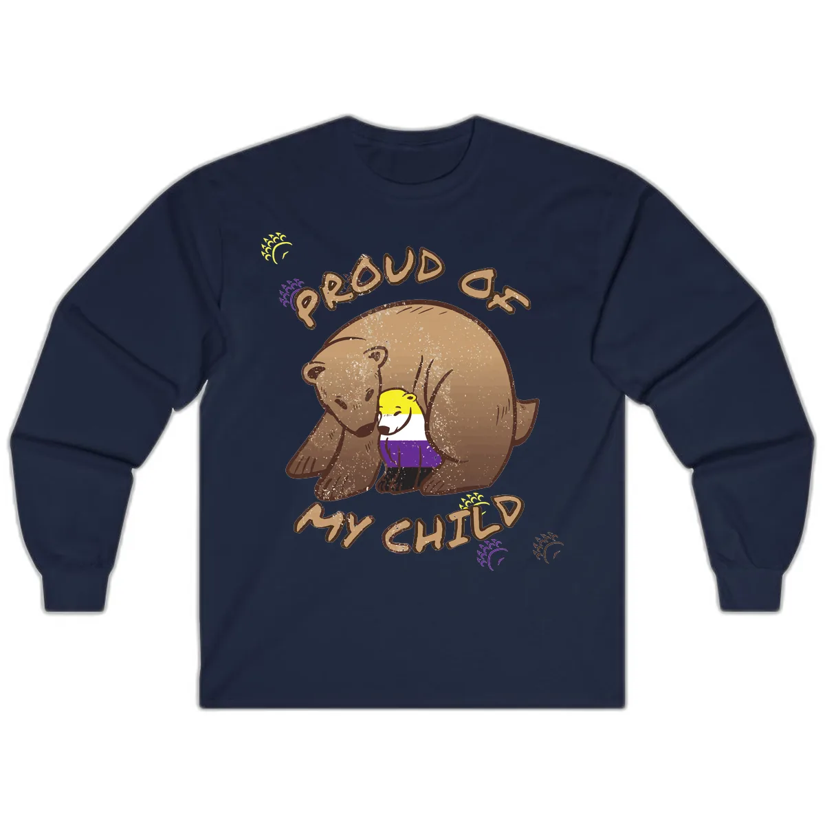 Proud As Child Long Sleeve in Navy