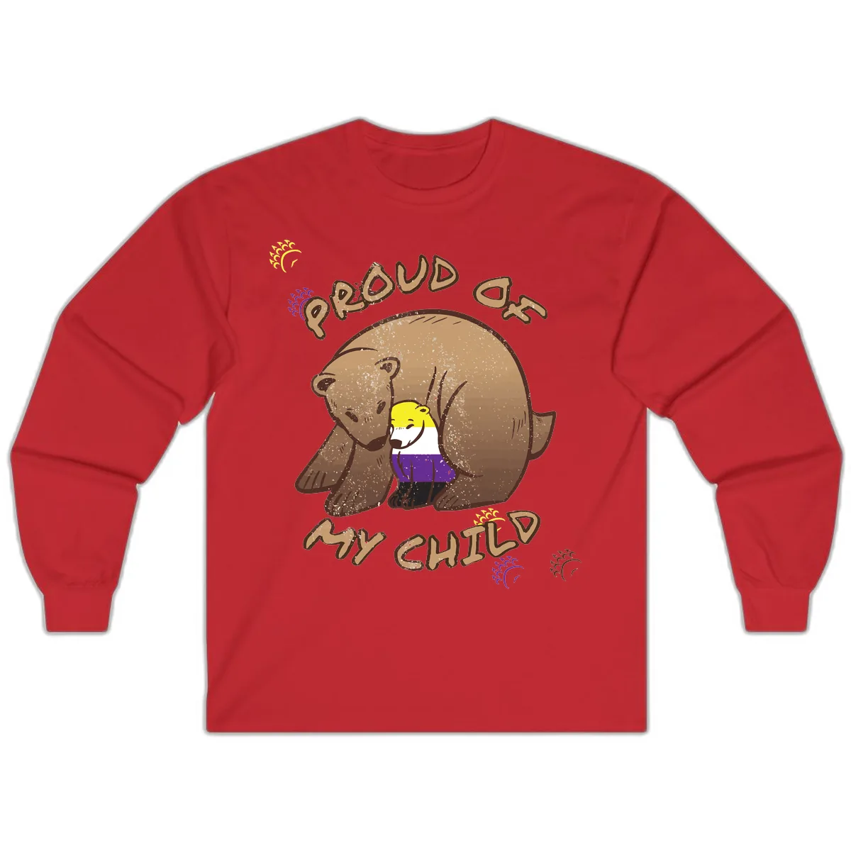 Proud As Child Long Sleeve in Red