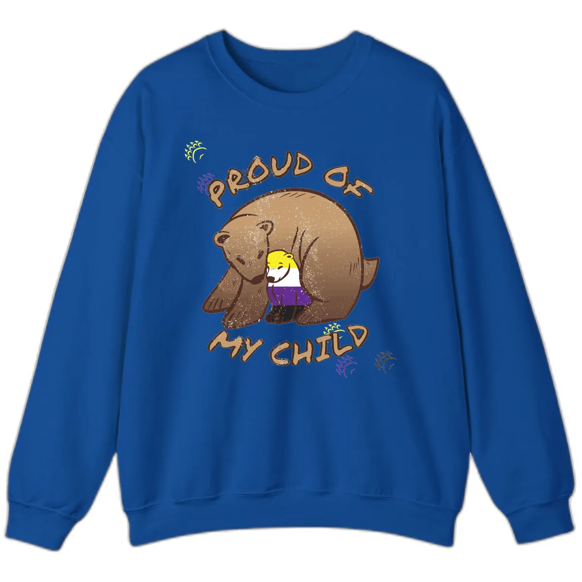 Proud As Child Sweatshirt in Royal