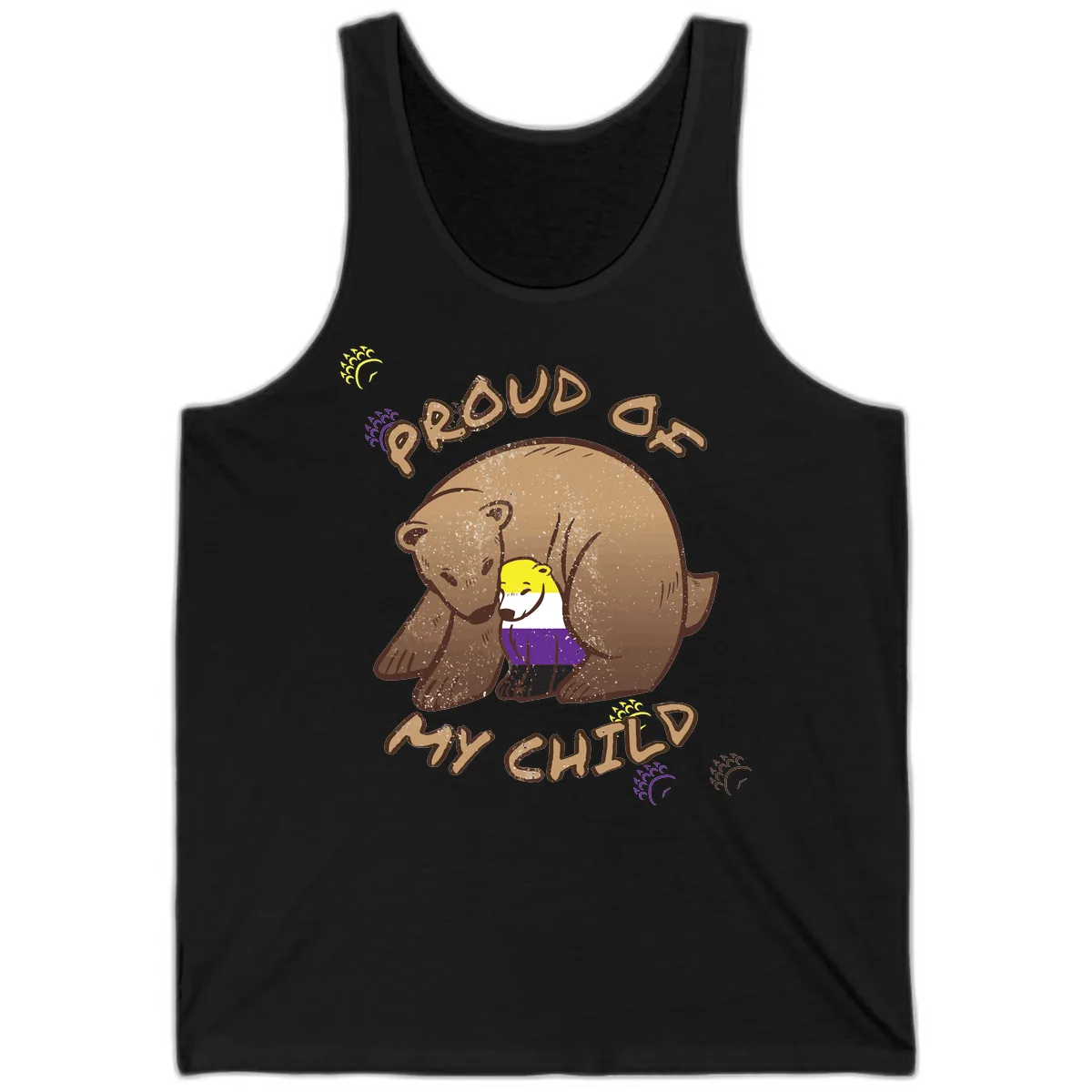 Proud As Child Tank in Black
