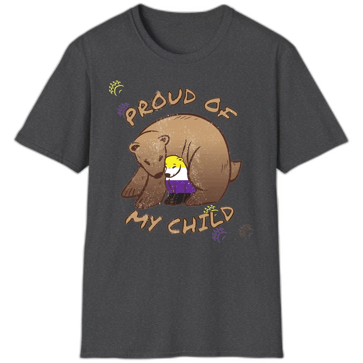 Proud As Child T-Shirt in Dark Heather