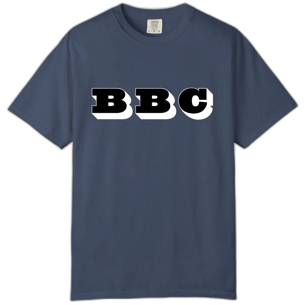 BBC Bold Typography Design Comfort Color in Midnight