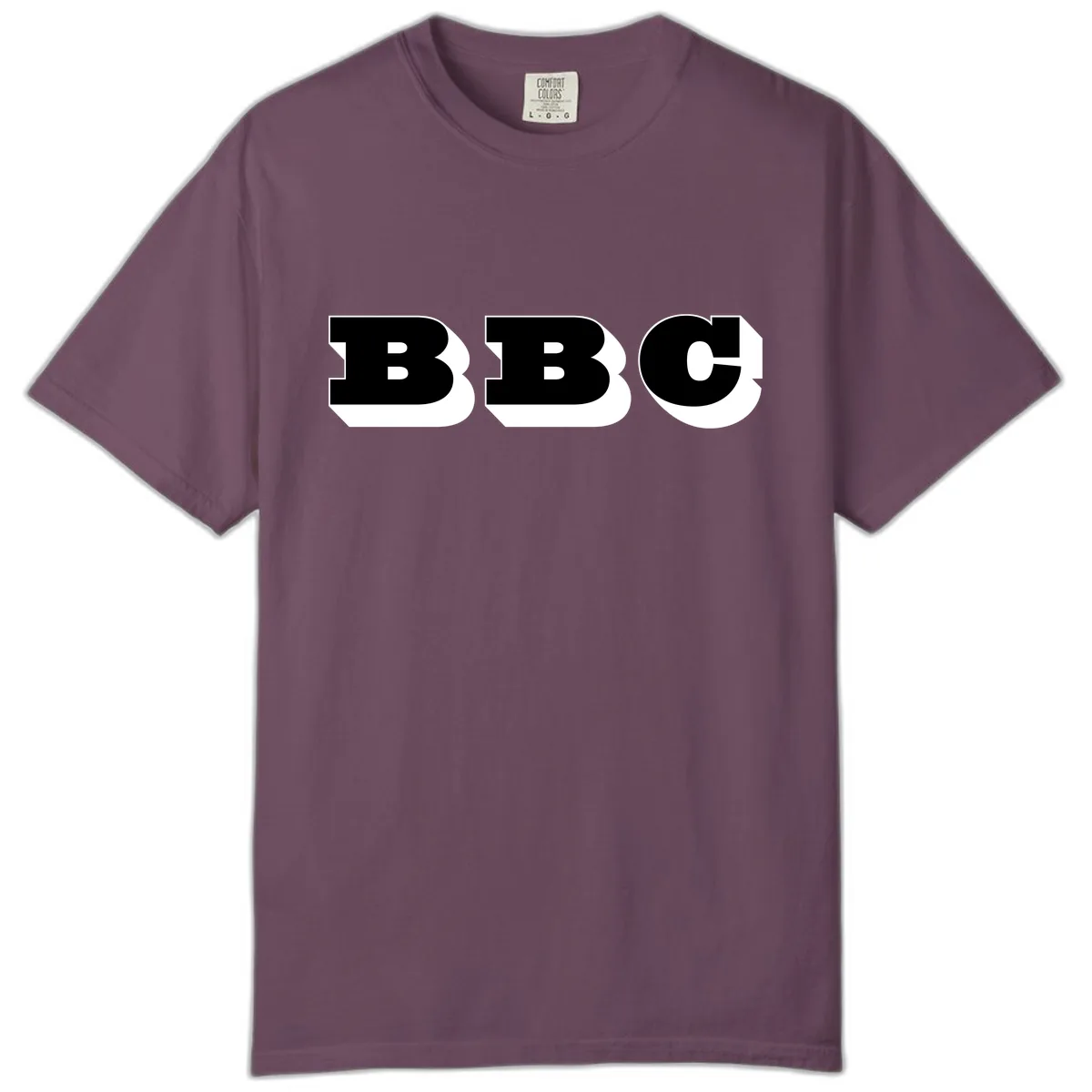 BBC Bold Typography Design Comfort Color in Berry