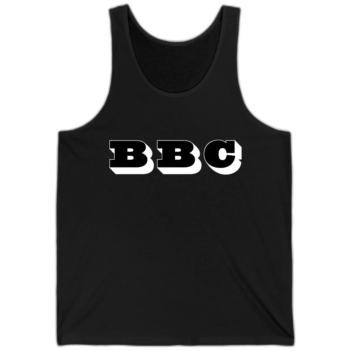 BBC Bold Typography Design Tank in Black
