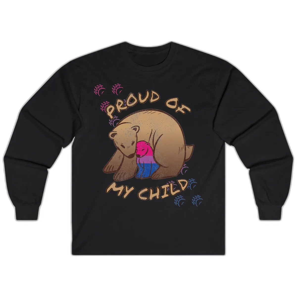 Proud As My Chub Long Sleeve in Black