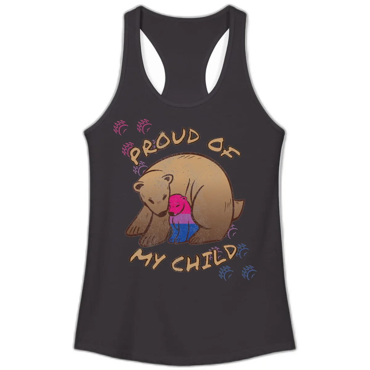 Proud As My Chub Ladies Tank in Black