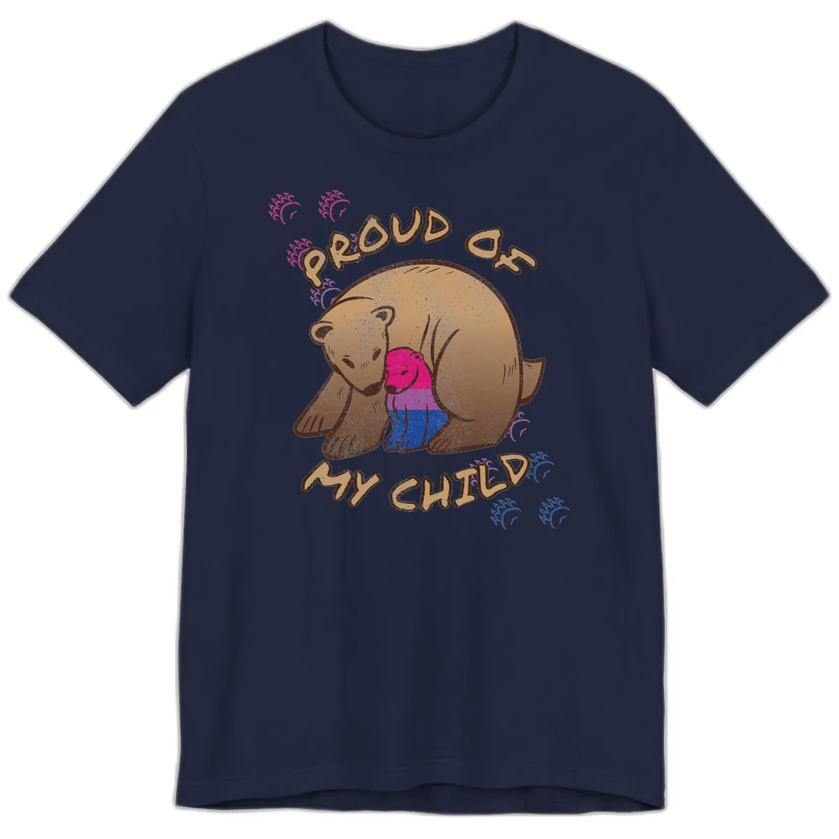 Proud As My Chub Premium T-Shirt in Navy