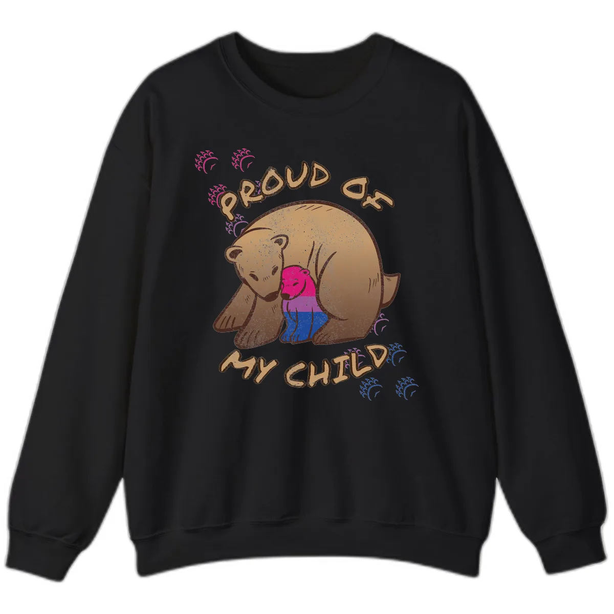 Proud As My Chub Sweatshirt in Black