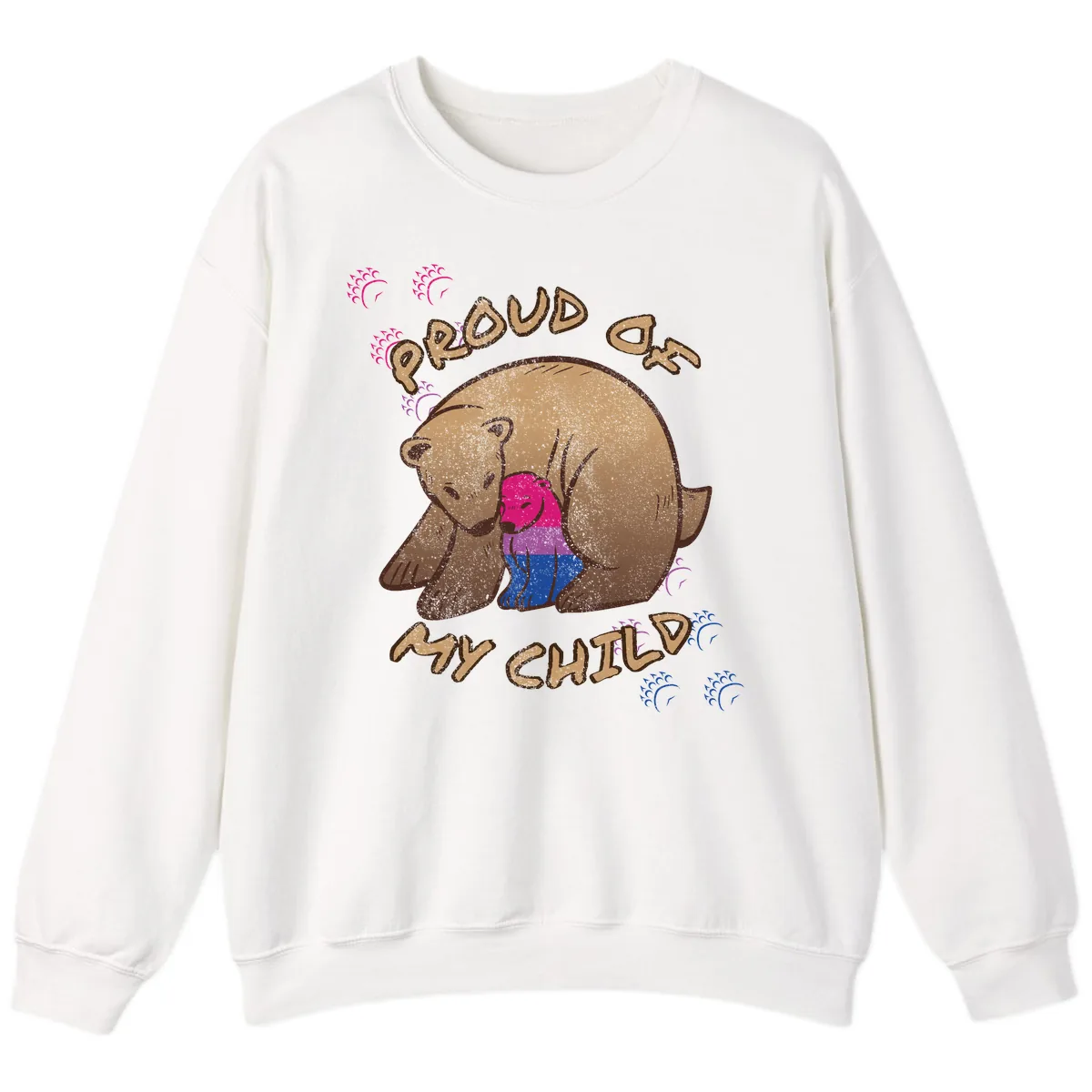 Proud As My Chub Sweatshirt in White