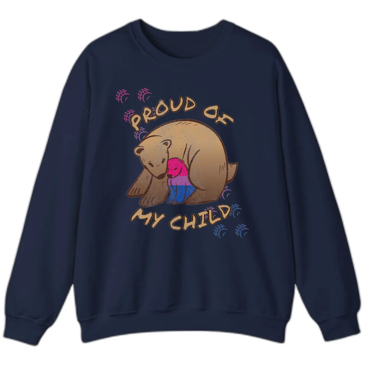 Proud As My Chub Sweatshirt in Navy