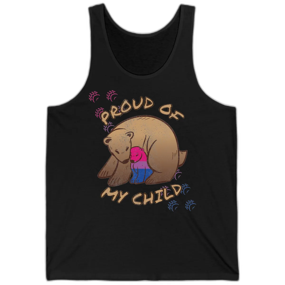 Proud As My Chub Tank in Black