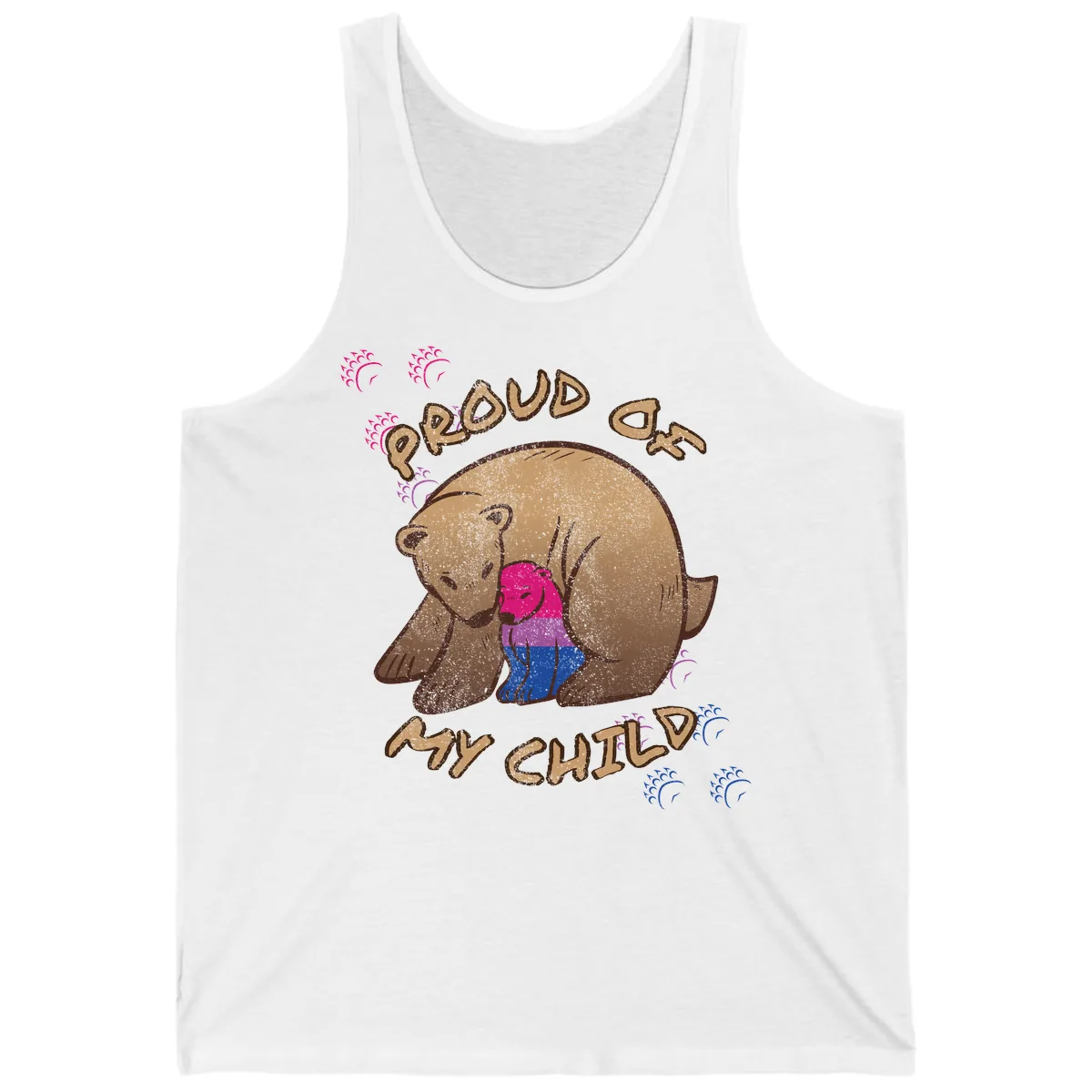 Proud As My Chub Tank in White