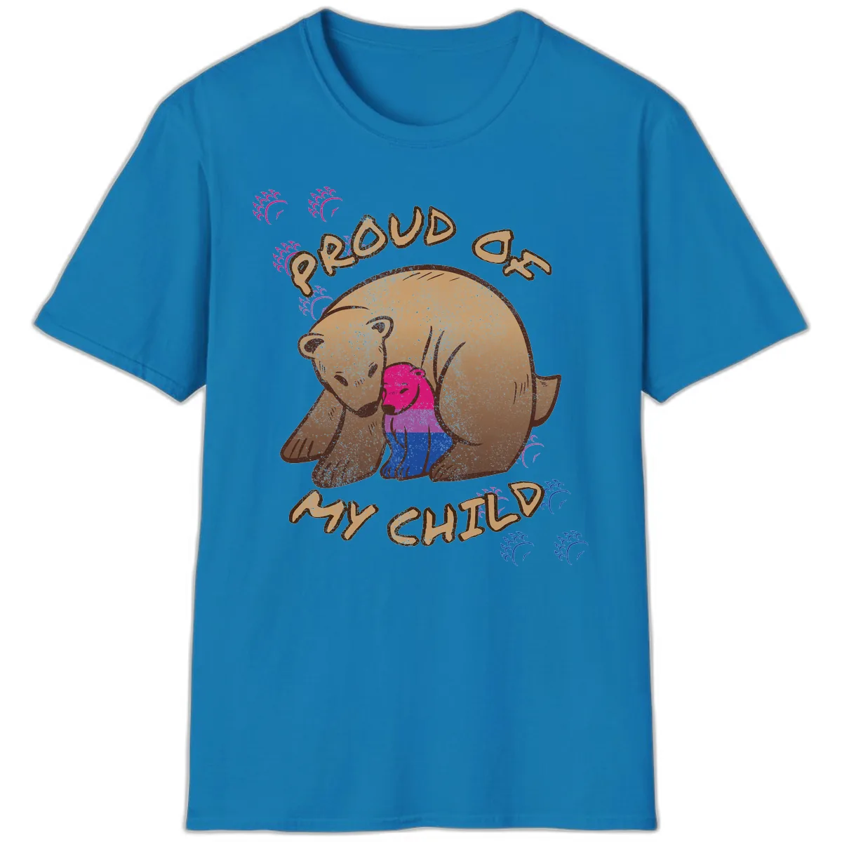 Proud As My Chub T-Shirt in Sapphire