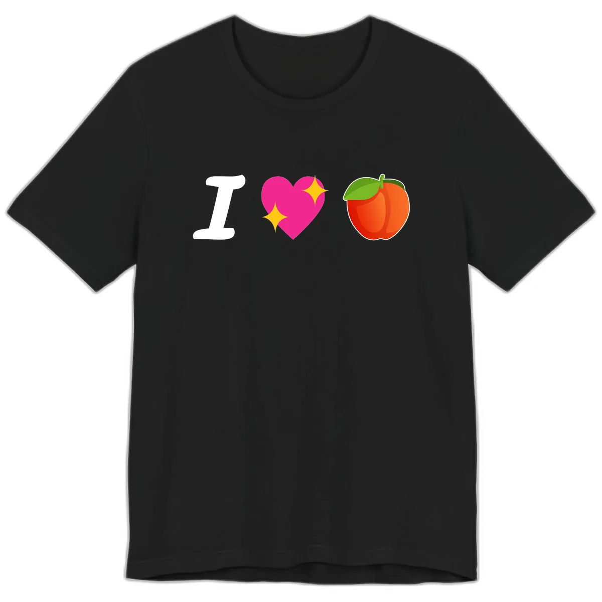 I Love Apples Premium T-Shirt in Black