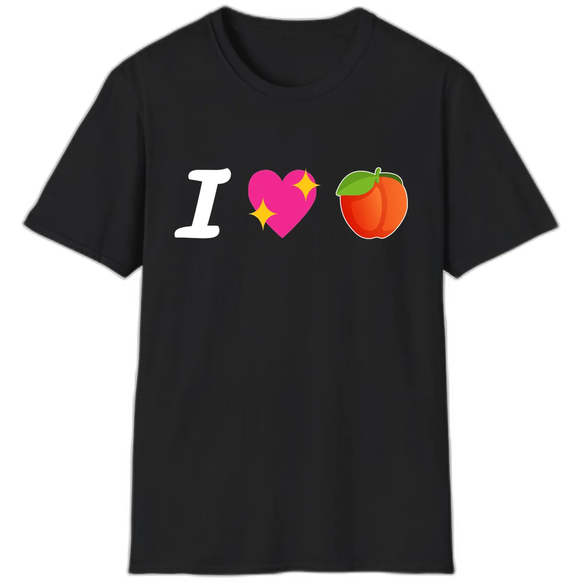 I Love Apples T-Shirt in Black
