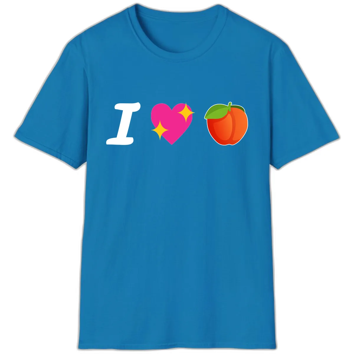 I Love Apples T-Shirt in Sapphire