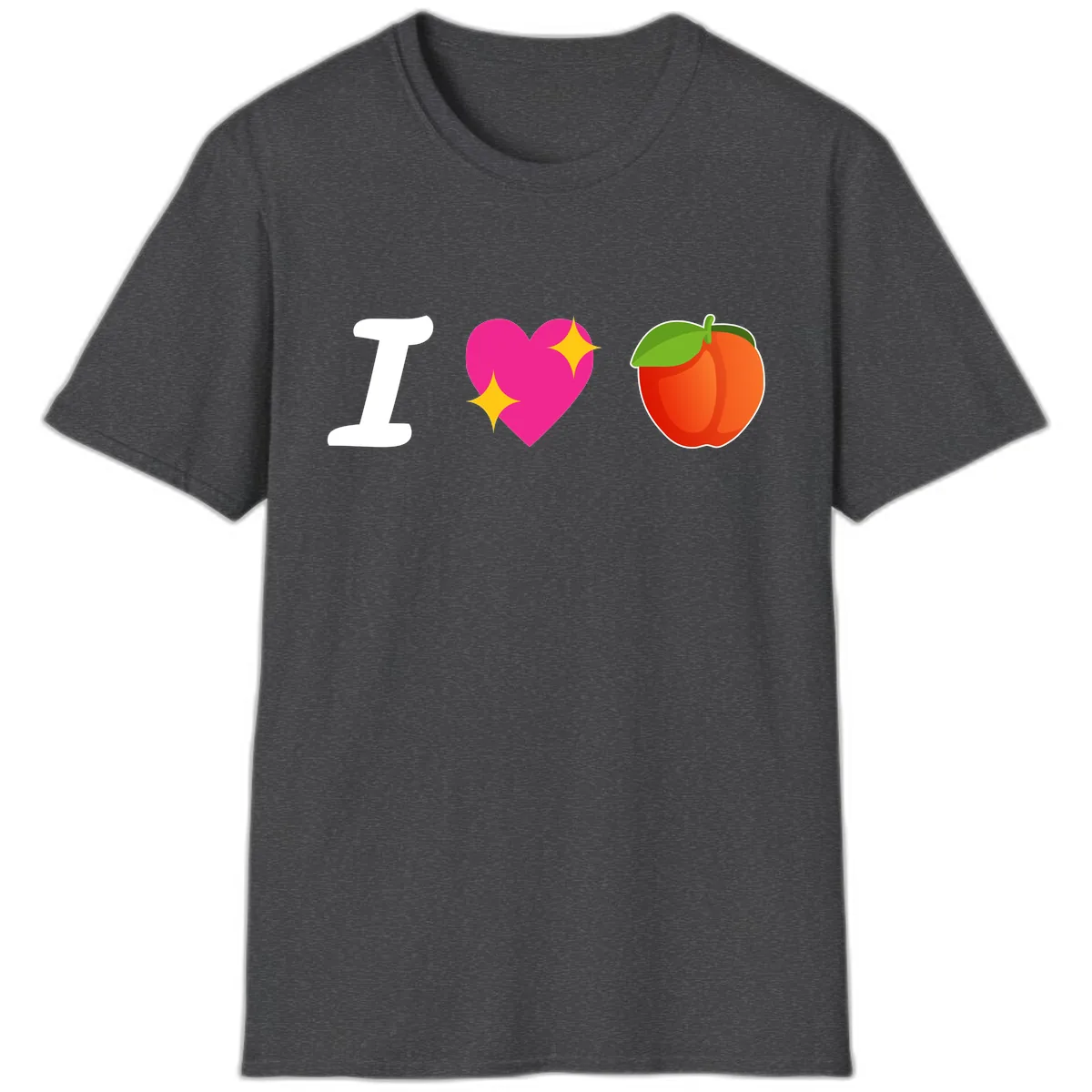 I Love Apples T-Shirt in Dark Heather
