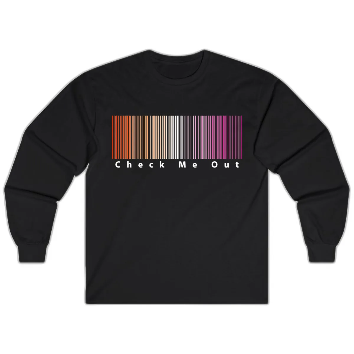 Check Me Out Pride Rainbow Long Sleeve in Black