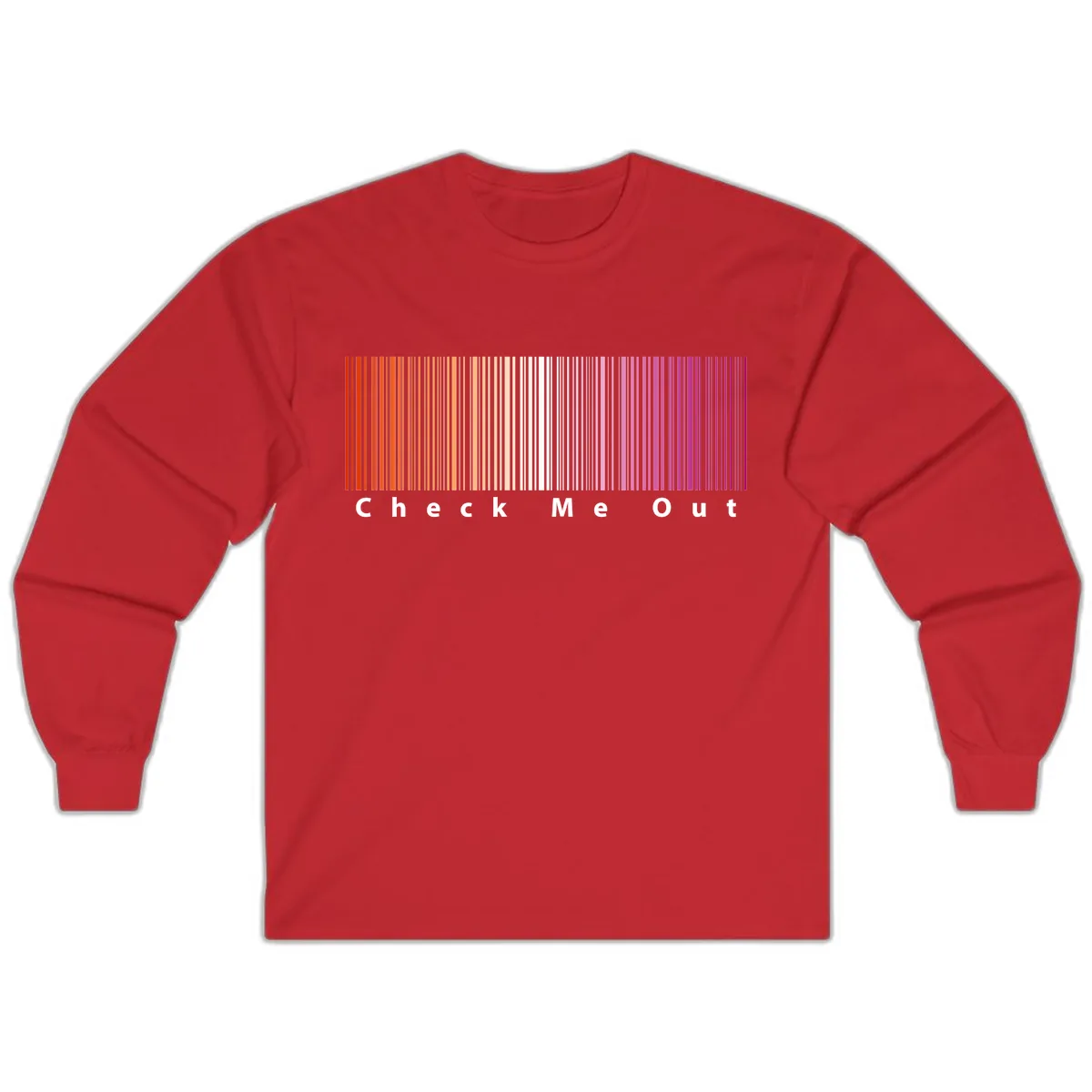 Check Me Out Pride Rainbow Long Sleeve in Red