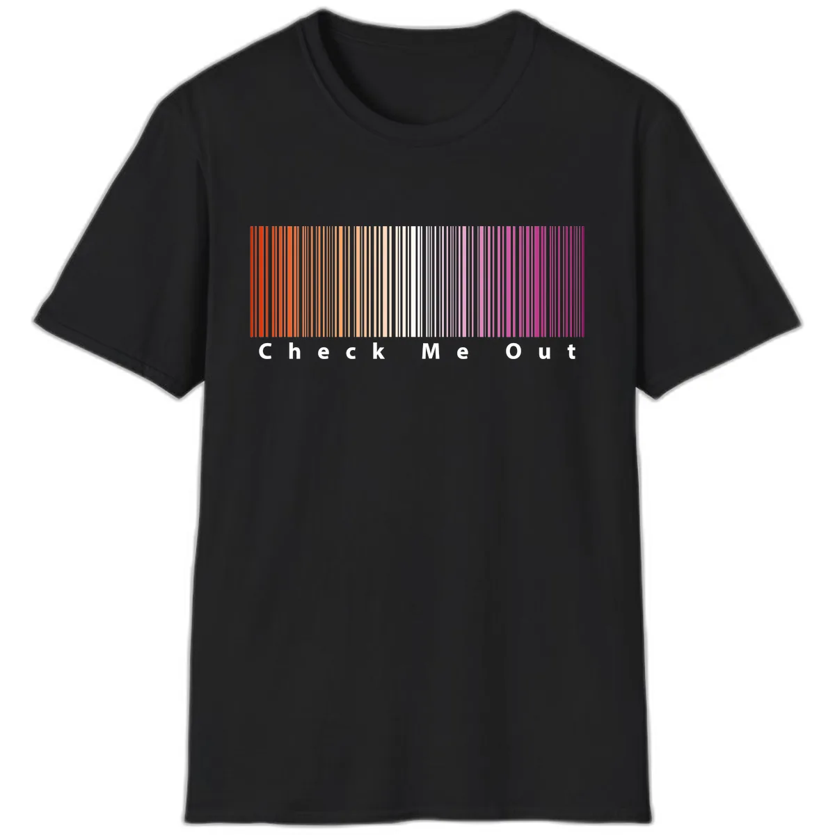 Check Me Out Pride Rainbow T-Shirt in Black
