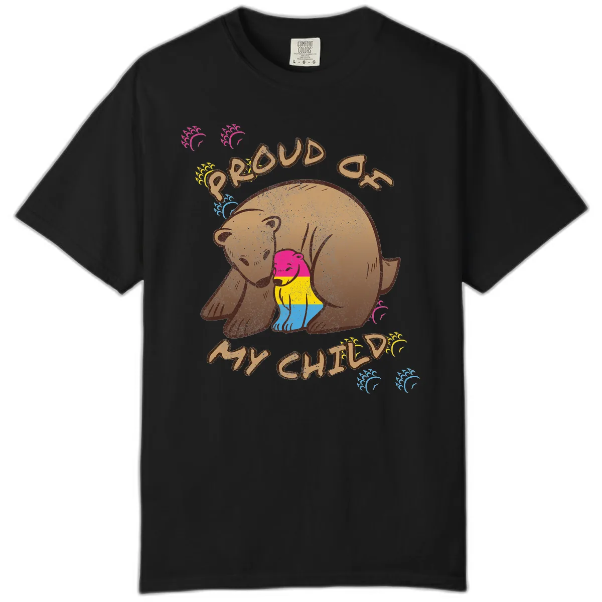 Proud As My Child Comfort Color in Black