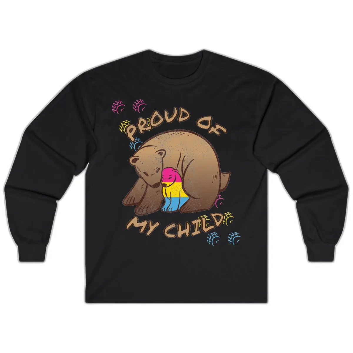 Proud As My Child Long Sleeve in Black