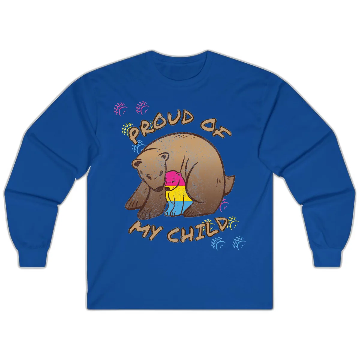 Proud As My Child Long Sleeve in Royal