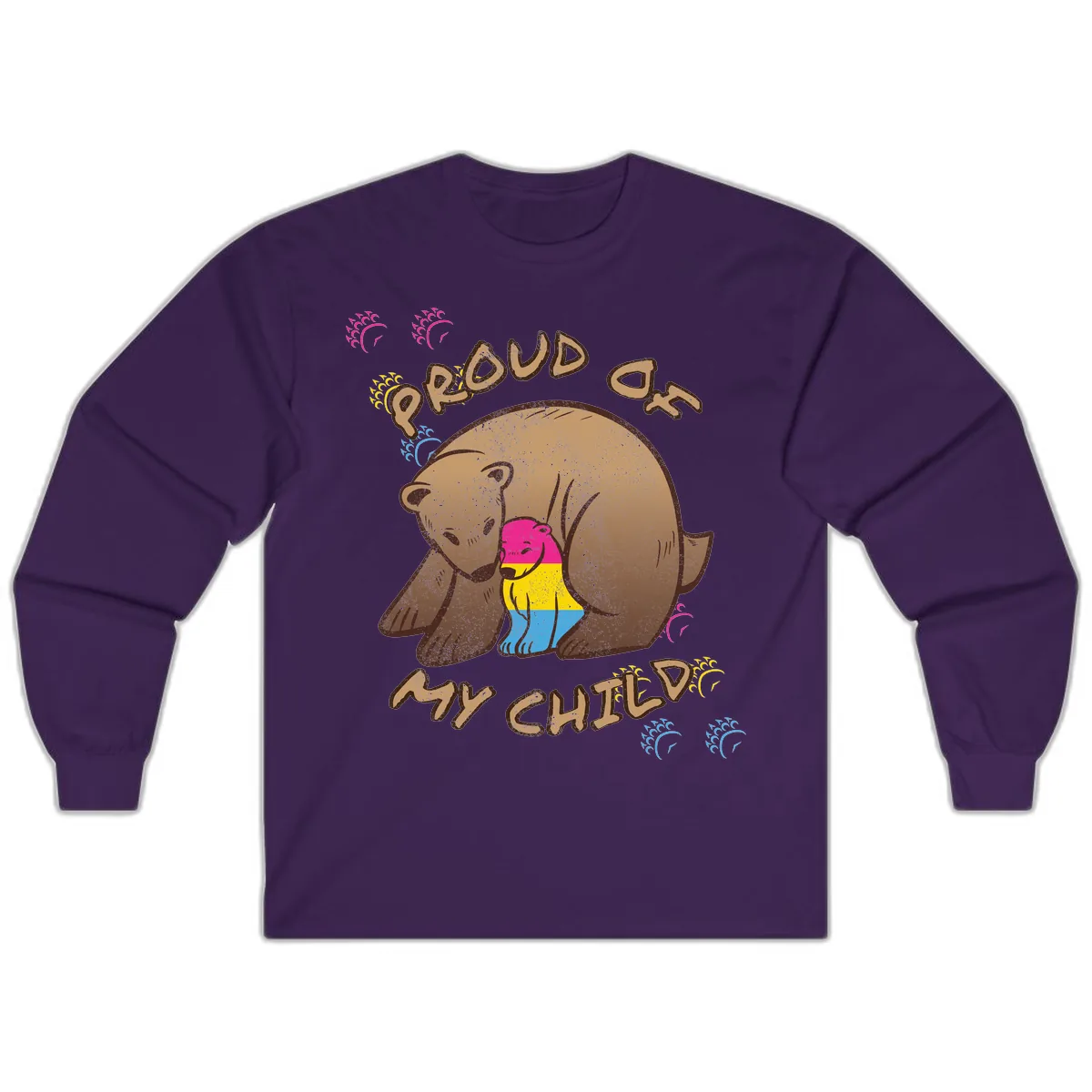 Proud As My Child Long Sleeve in Purple