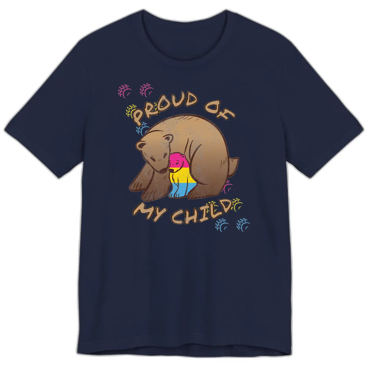 Proud As My Child Premium T-Shirt in Navy