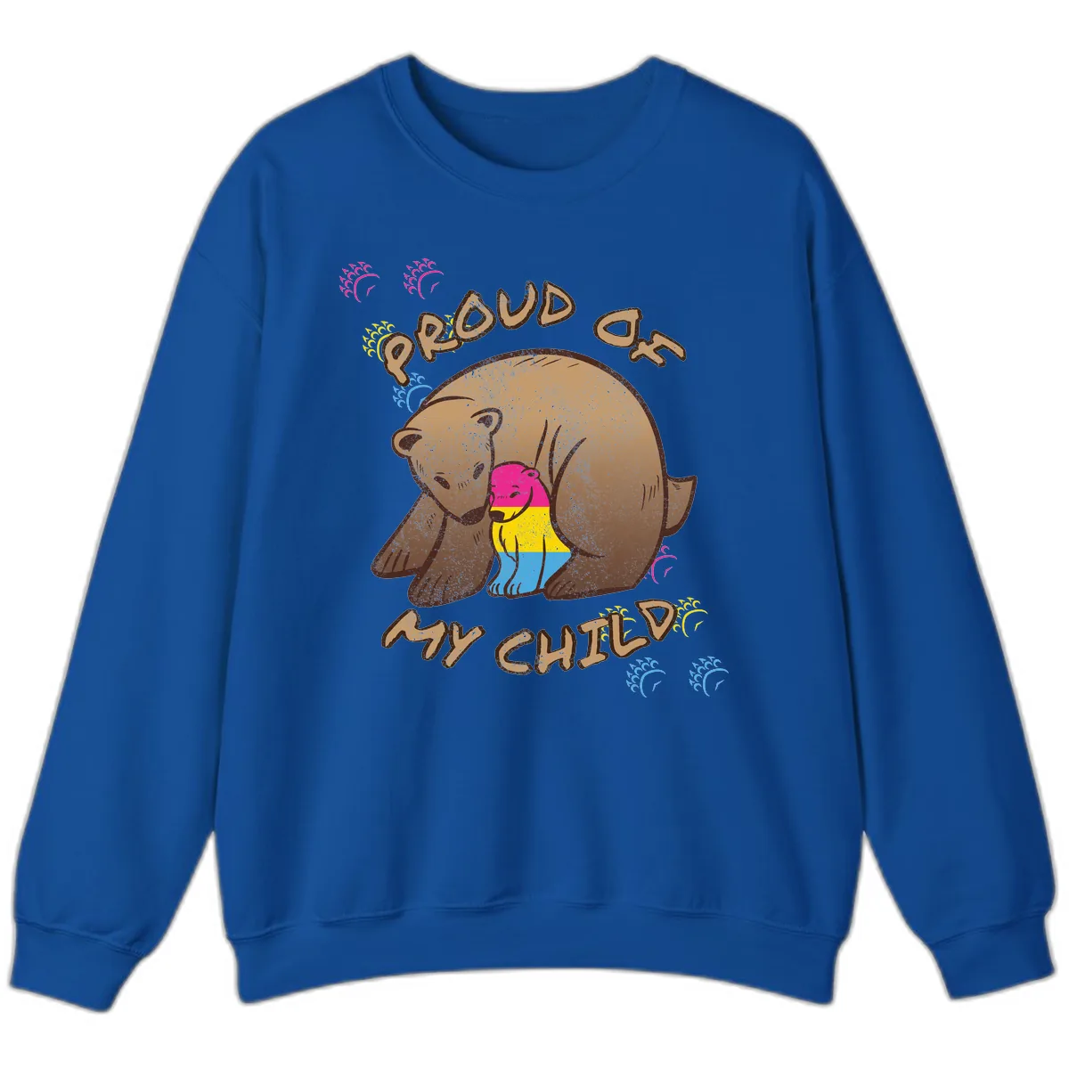 Proud As My Child Sweatshirt in Royal