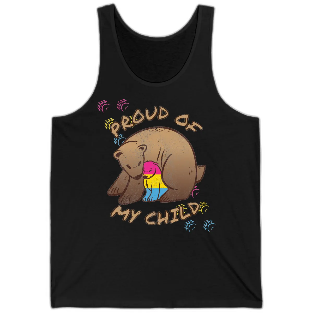 Proud As My Child Tank in Black