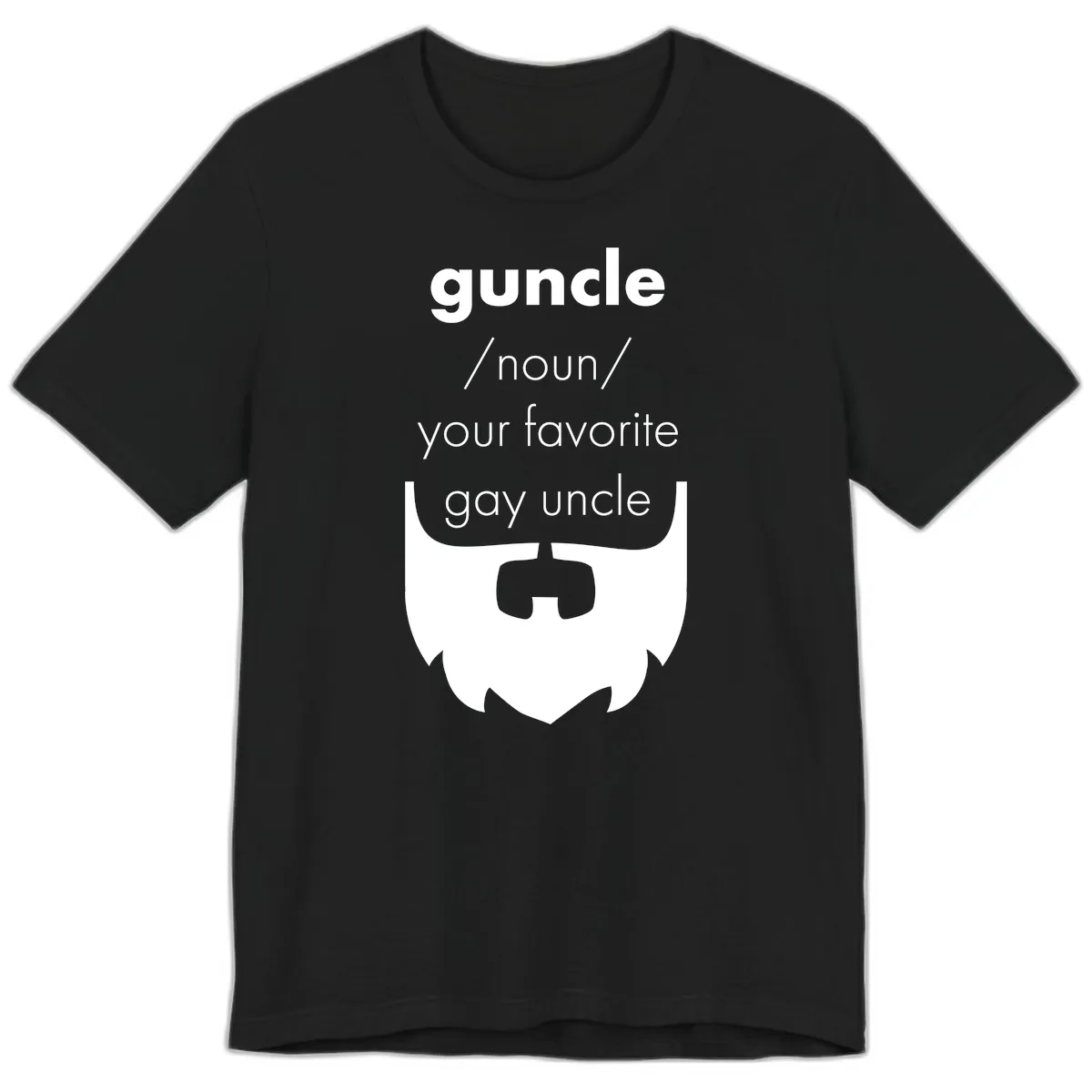 Guncle Your Favorite Gay Uncle Premium T-Shirt in Black
