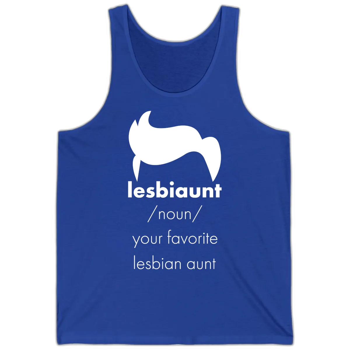 Lesbian Aunt Definition Tank in True Royal
