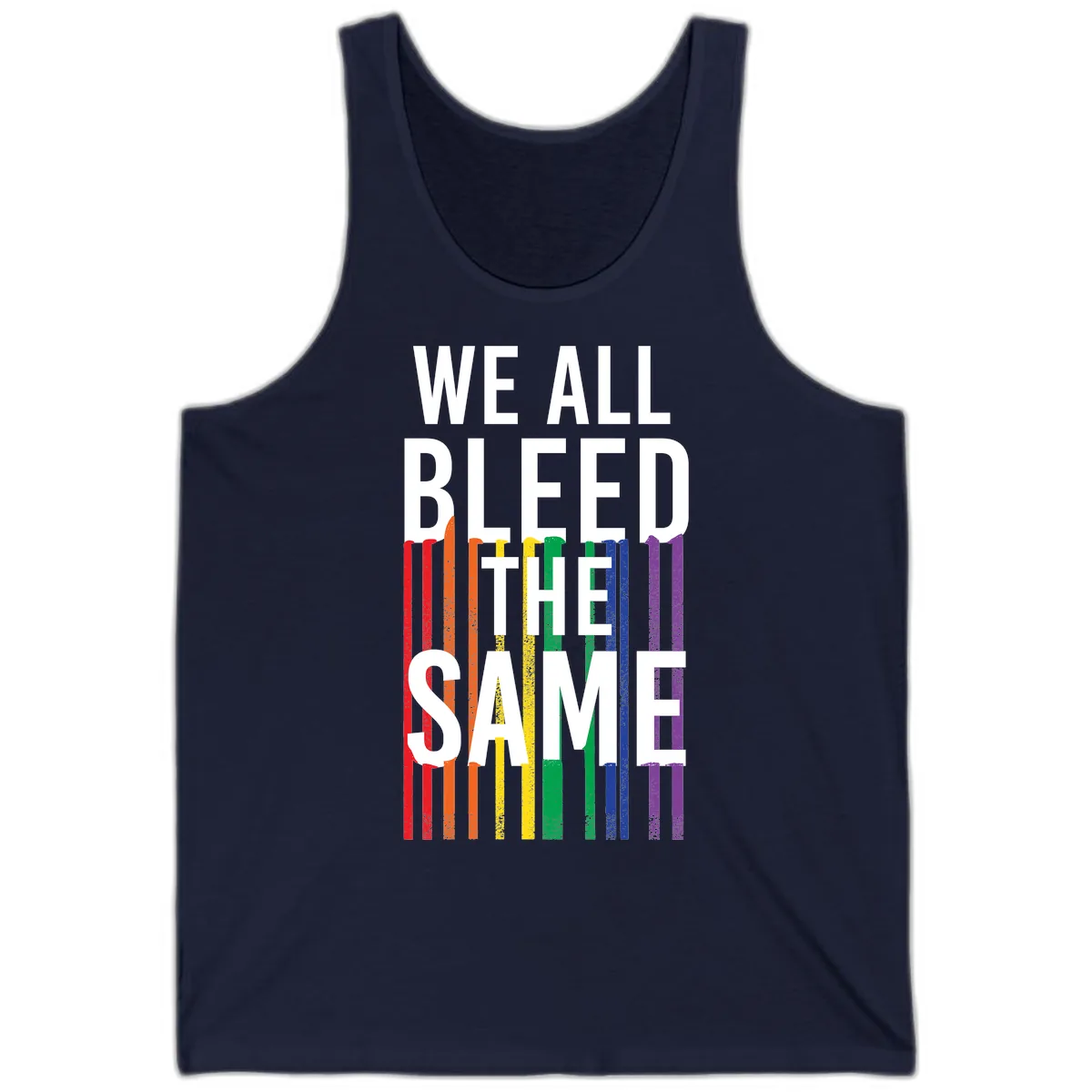 We All Bleed The Same Tank in Navy