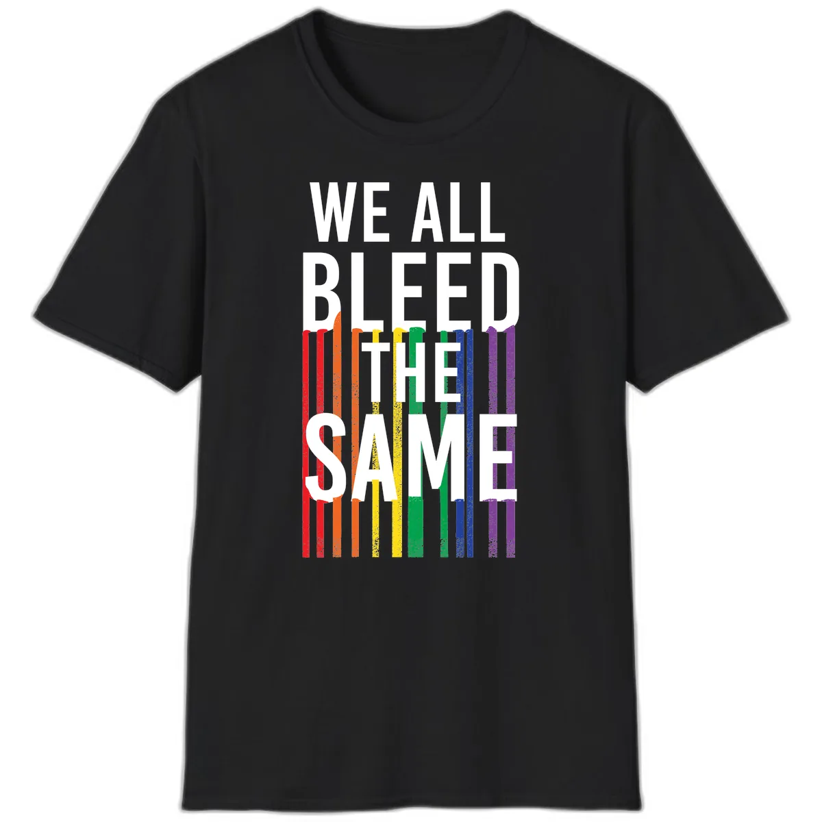 We All Bleed The Same T-Shirt in Black