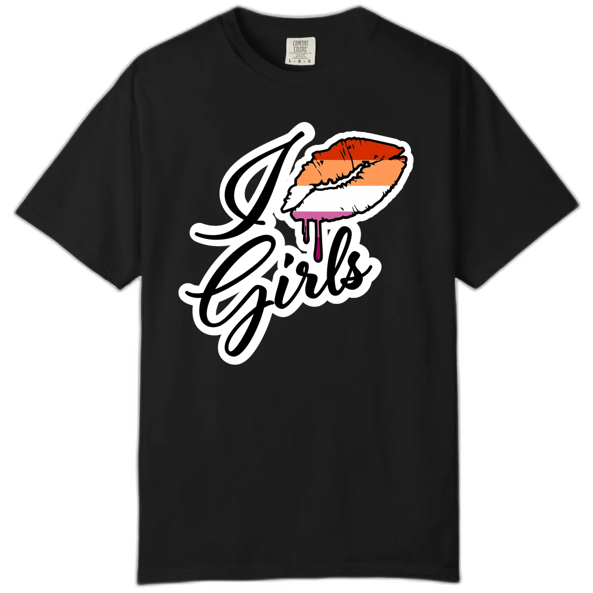 Girls Trip Lobster Roll Comfort Color in Black