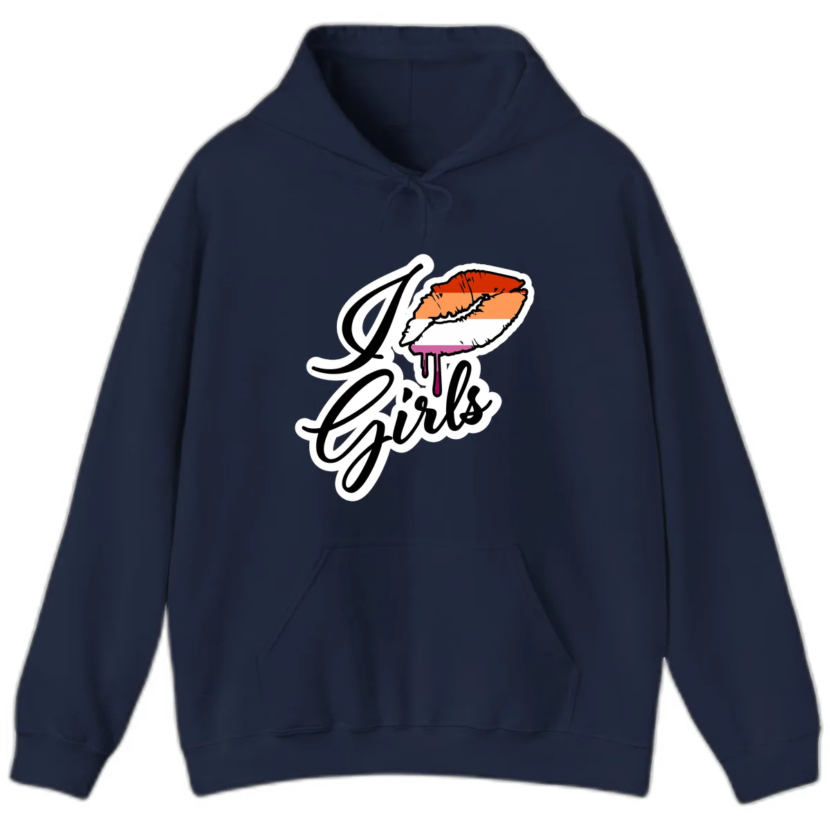 Girls Trip Lobster Roll Hoodie in Navy