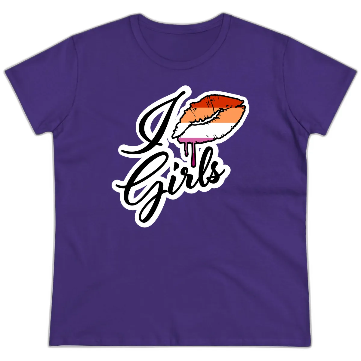 Girls Trip Lobster Roll Ladies Tee in Purple