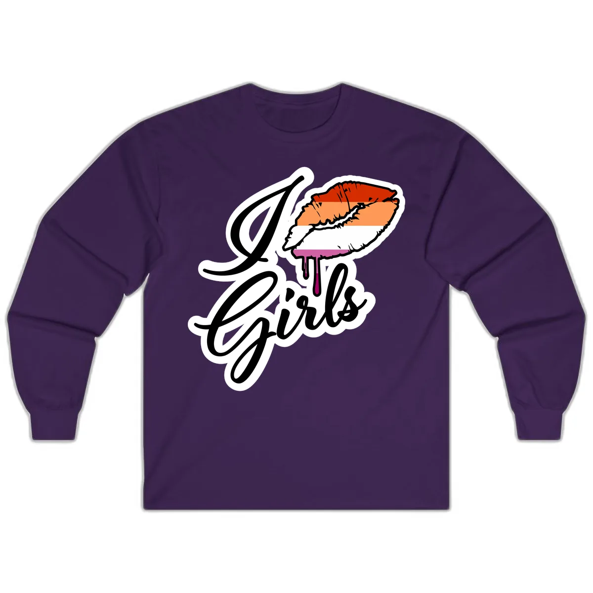 Girls Trip Lobster Roll Long Sleeve in Purple