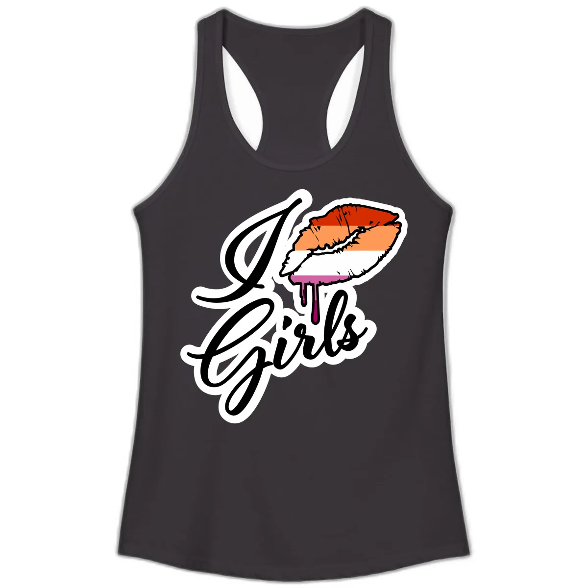 Girls Trip Lobster Roll Ladies Tank in Black