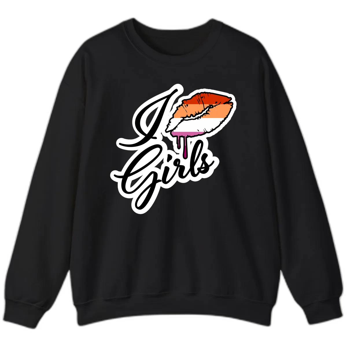 Girls Trip Lobster Roll Sweatshirt in Black